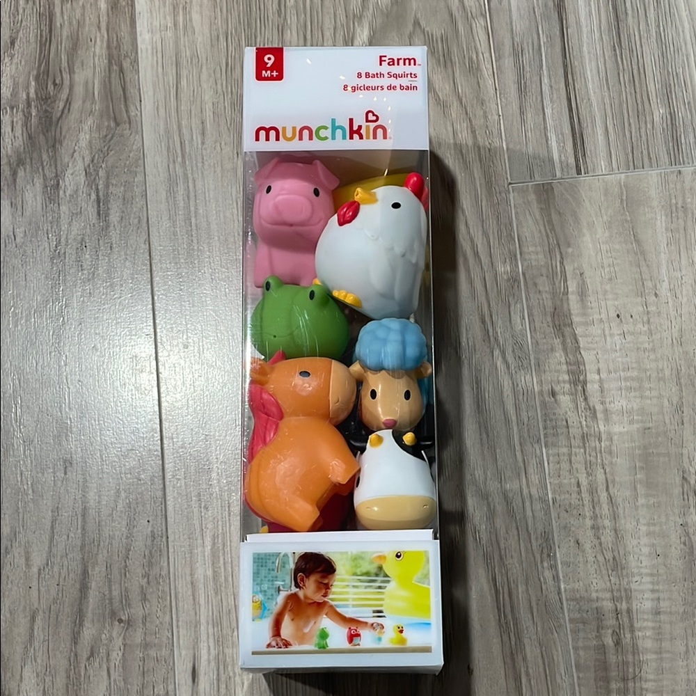 Munchkin Farm Bath Squirts Toy Set - Multicolor